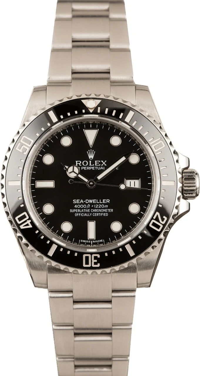 Rolex Sea-Dweller 116600 Ceramic Bezel 40MM 116600BKSO 43 mm kol saati