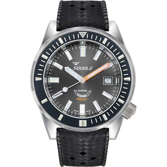 Squale Matic Grey Rubber MATICXSA.HT kol saati