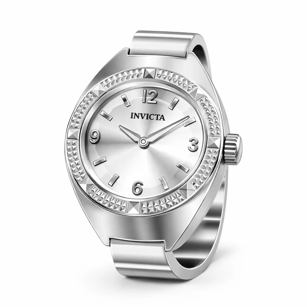Invicta Mini Angel Musearc Ring Watch - 20mm. Steel (50640) kol saati