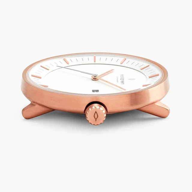Nordgreen Philosopher 36mm - Rose Gold - White Dial WATCHPH36RGX kol saati