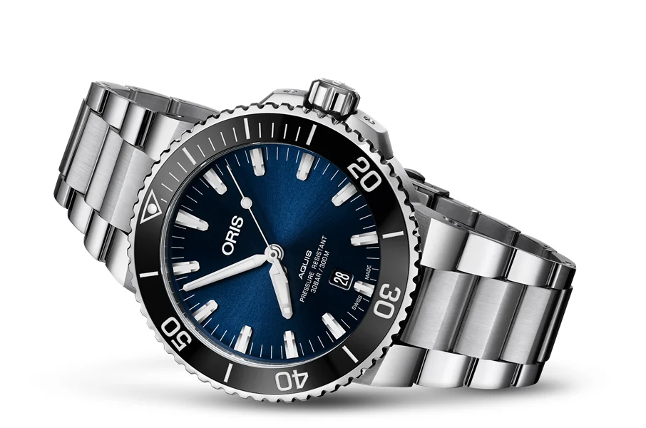 Oris Aquis Date 01 733 7730 4135-07 8 24 05PEB 43.5 mm kol saati