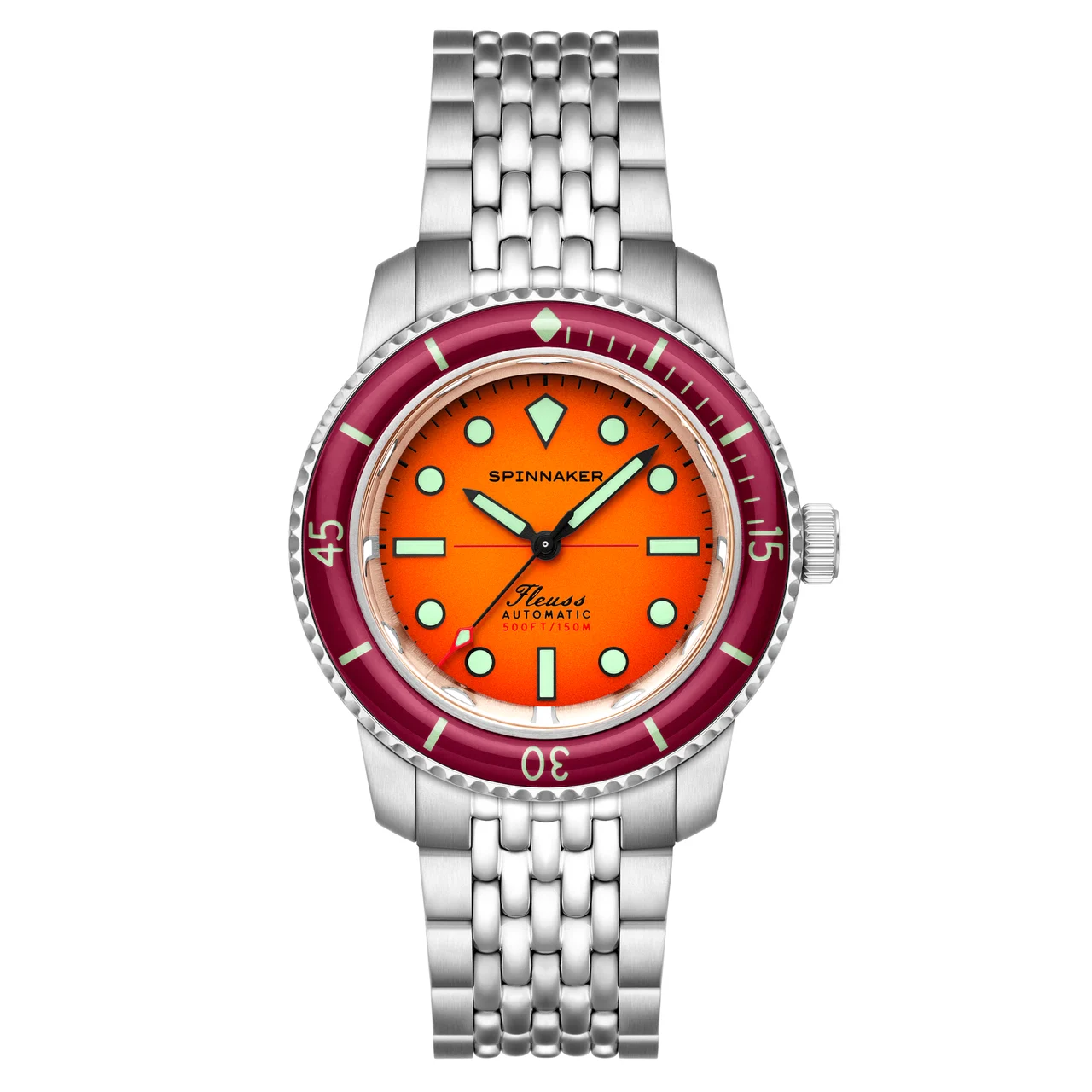 Fleuss 40 Automatic Sunset Amber SP-5133-99 40 mm kol saati