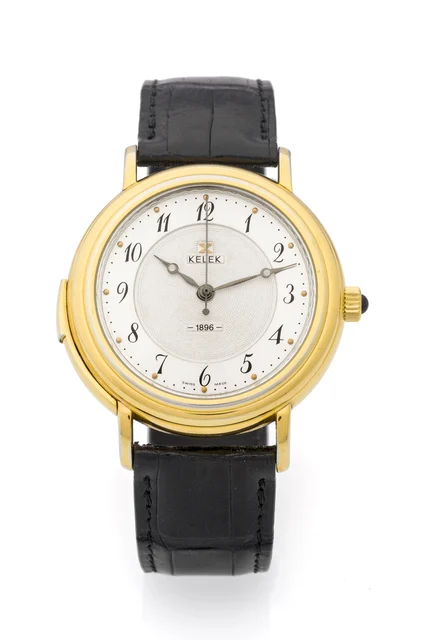 Kelek KELEK REF. 94-03 A QUARTER REPEATER, GOLD PLATED kol saati