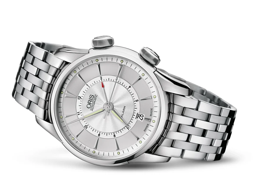 Oris Artelier Alarm 01 908 7607 4091-Set MB 42.5 mm kol saati