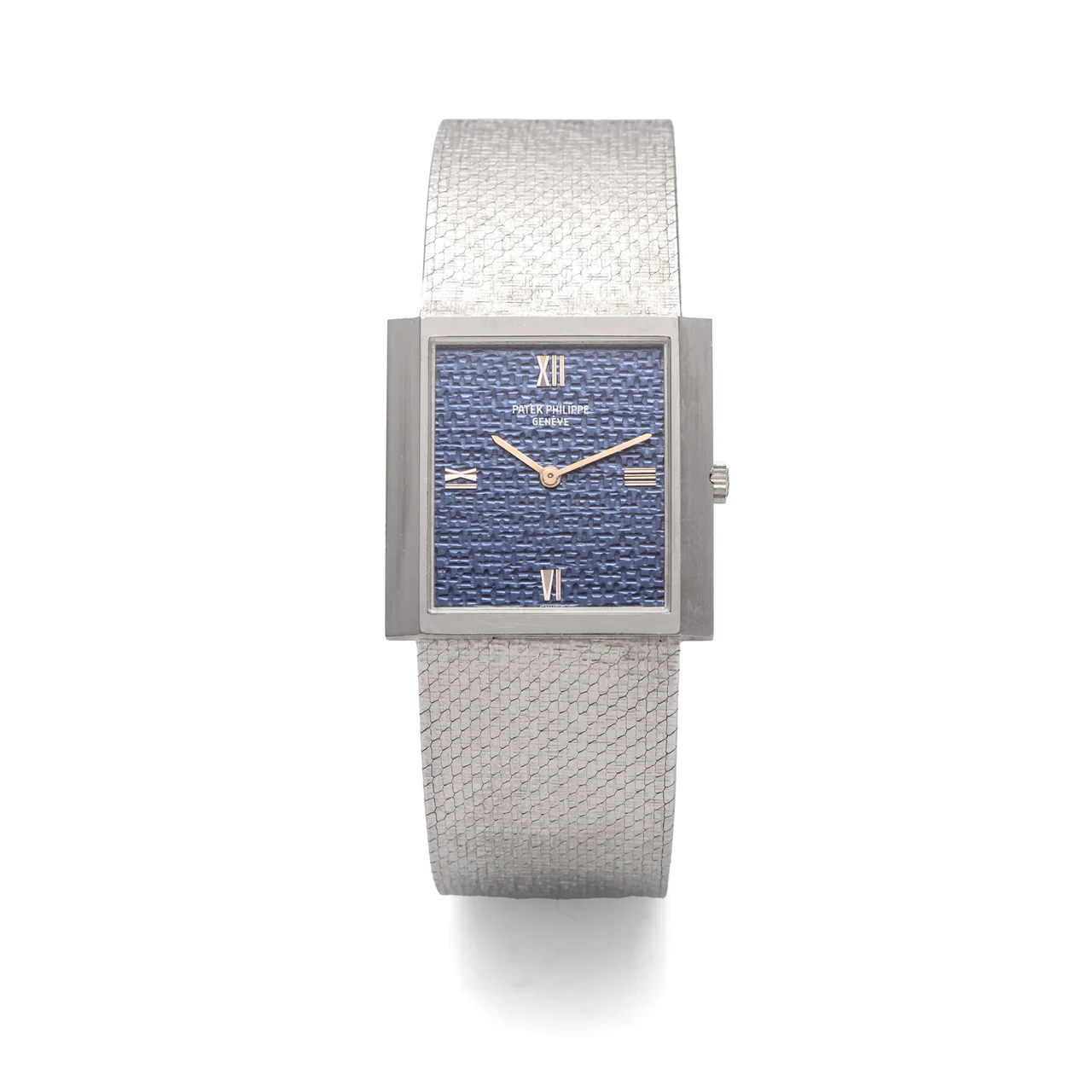 Patek Philippe PATEK PHILIPPE, REF. 3571, BLUE ENGRAVED DIAL, WHITE GOLD kol saati
