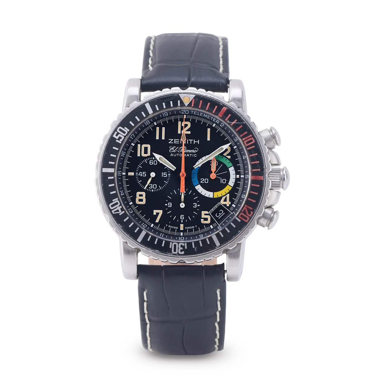 Zenith ZENITH, REF. 02.0480.405, RAINBOW FLYBACK, CHRONOGRAPH, STAINLESS STEEL 40 mm kol saati