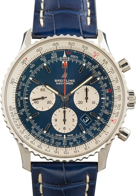 Breitling Navitimer Blue Index Dial AB0127211C1P1 kol saati