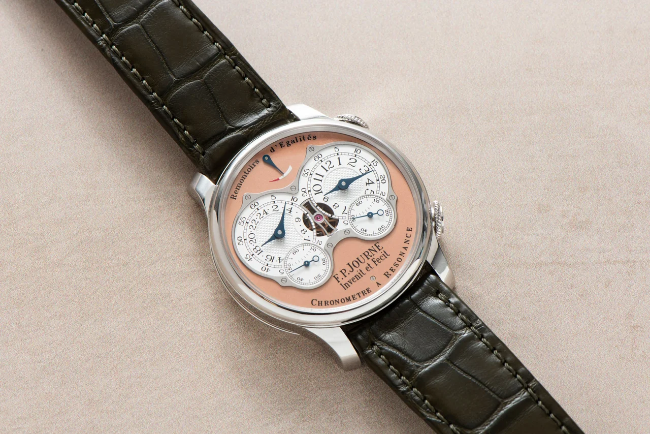 F.P. Journe Chronomètre À Résonance 40991778 40 mm kol saati