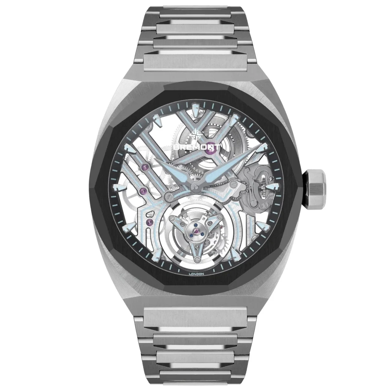 Bremont Supernova 41mm Tourbillon SN41-TOR-SS-ANSKL-B 41 mm kol saati