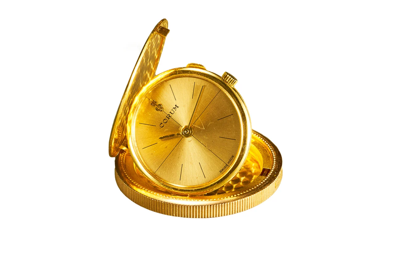 Corum Ref. 5857-1, “coin” watch; “Ten Dollars, Liberty, 1893”; 18K yellow gold kol saati