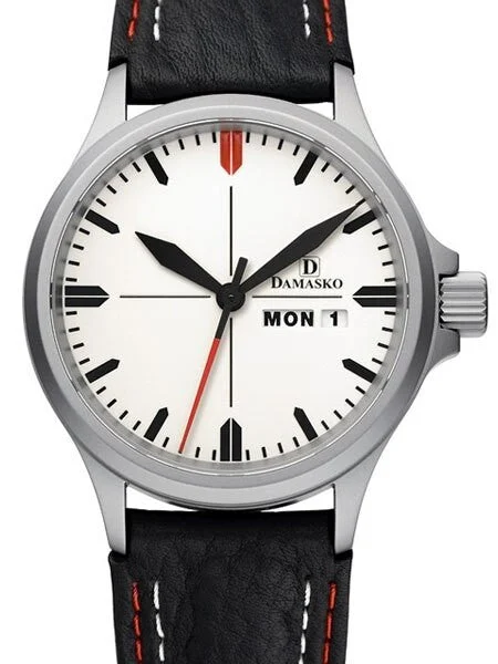 Damasko Swiss ETA Automatic with a 40mm Bead-Blasted Stainless Steel Case, Luminous Dial #DA35 40 mm kol saati