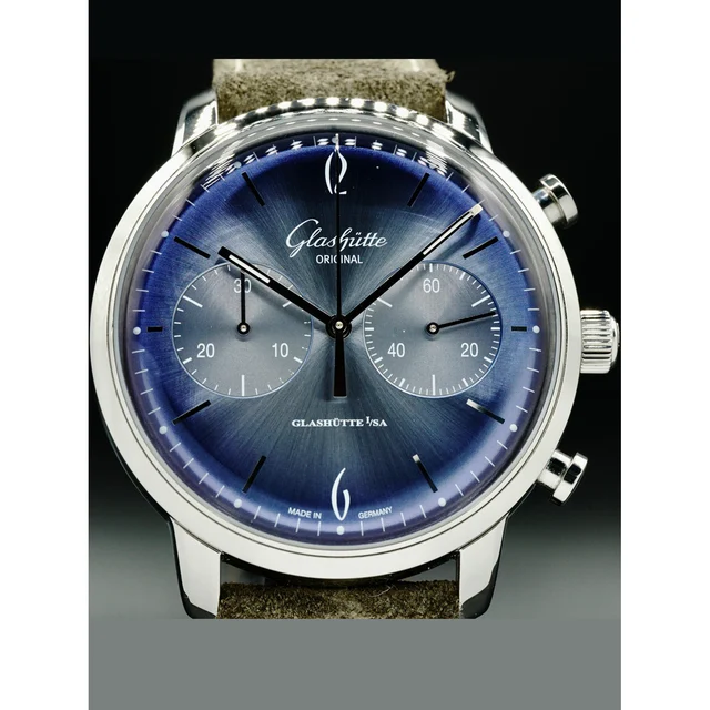 Glashutte Original Glashütte Original 1-39-34-04-22-04 Sixties Chronograph Glacier Blue 21
