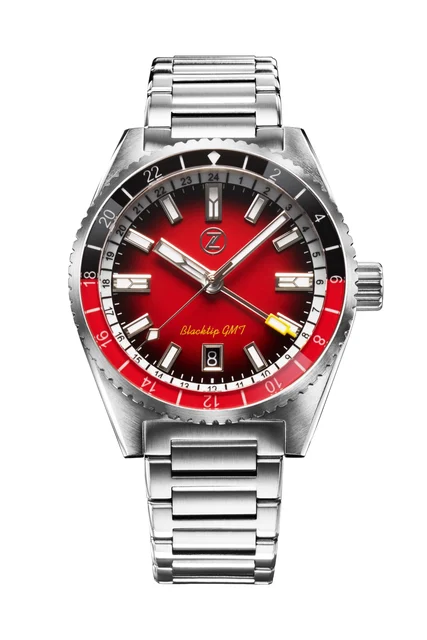 Zelos Blacktip 200m GMT Crimson Red kol saati