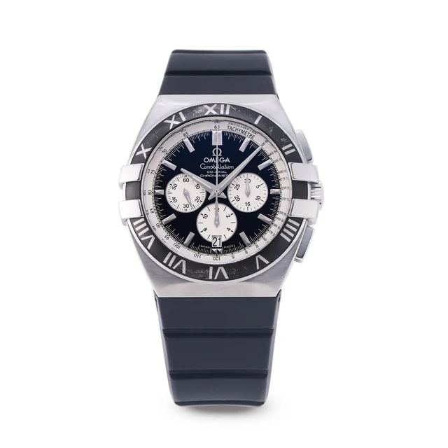 OMEGA OMEGA, REF. 1819.51.91, CONSTELLATION DOUBLE EAGLE CO-AXIAL CHRONOMETER, BLACK DIAL,