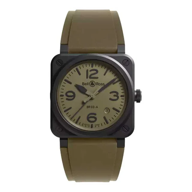 Bell & Ross Instruments BR03A.MIL.CE.SRB kol saati