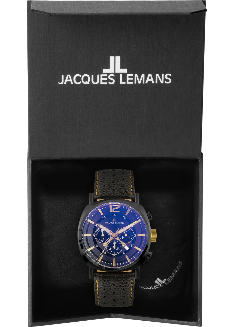 Jacques Lemans Lugano 1-1645O 46 mm kol saati