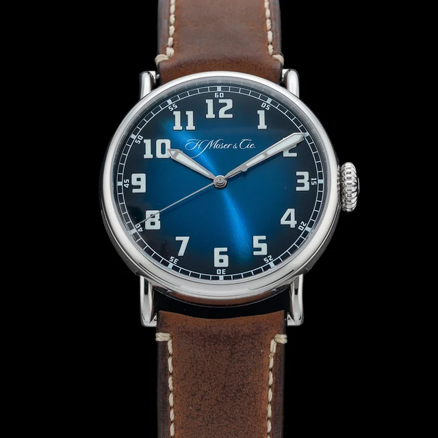 H. Moser & Cie. - Moser & Cie Heritage Centre Seconds Funky Blue 8200-1201 210009N40613 ko