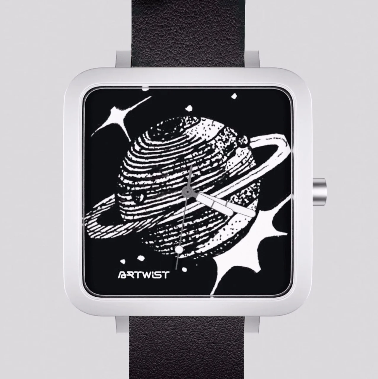 Artwistwatch Milano Quadrata - Holm Saturn / Hamburg, Germany 38 mm kol saati