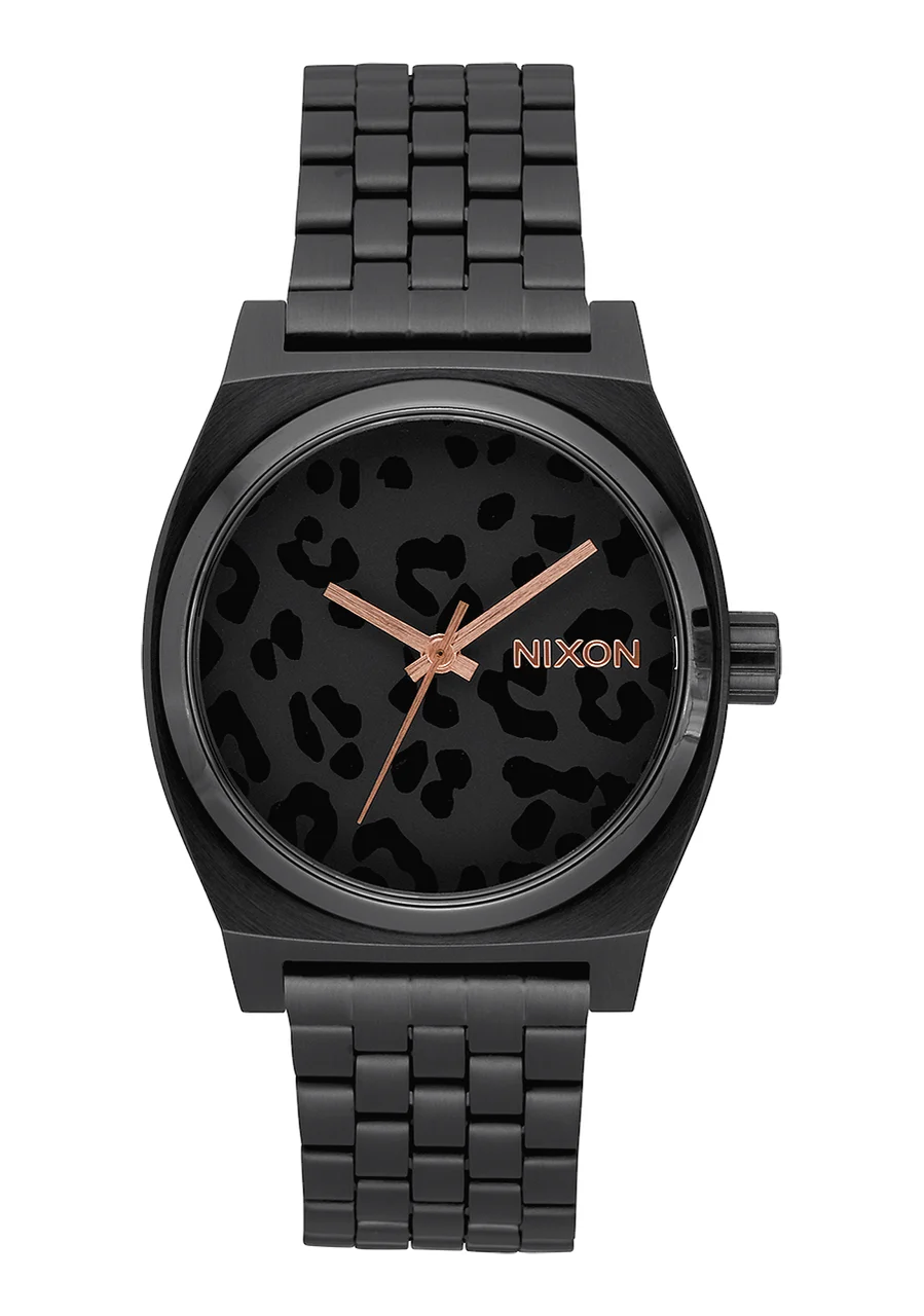 Nixon US Time Teller - All Black / Cheetah A045-2125-00 37 mm kol saati