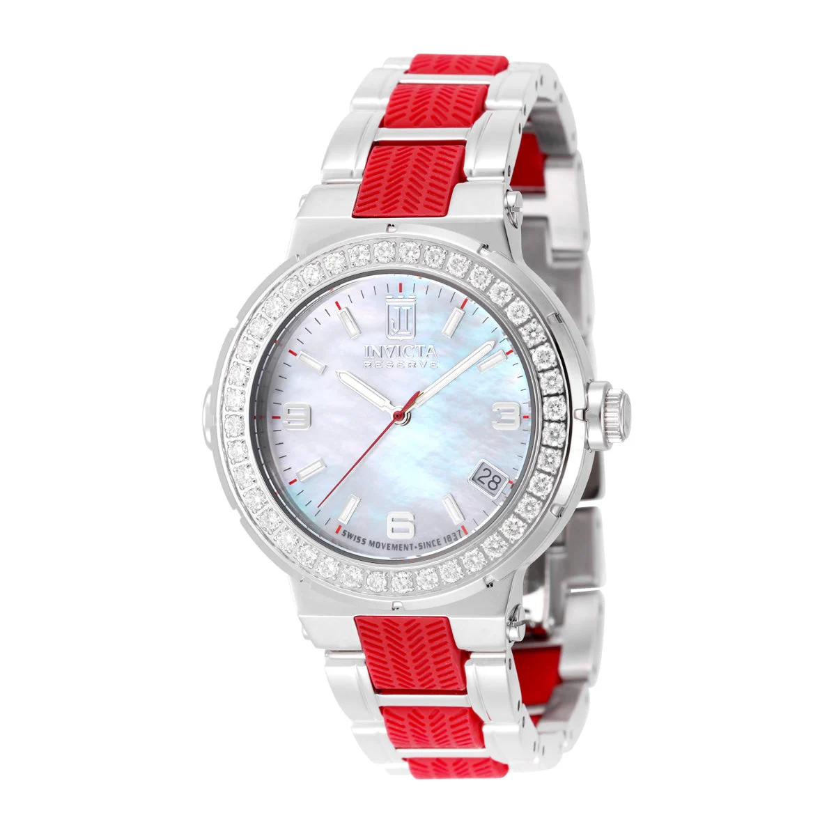 Invicta Auraglyph 1.4 CT LG Diamond Watch - 36mm, Red, Steel (51353) 36 mm kol saati