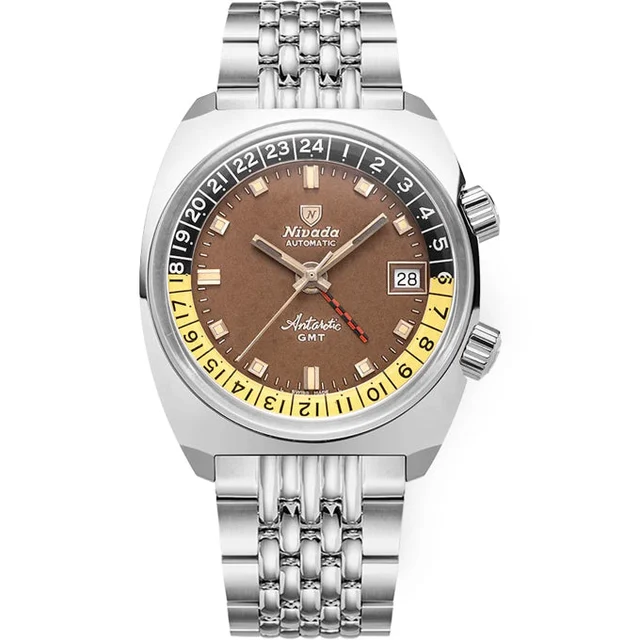 Nivada Grenchen Antarctic GMT Tropical Beads of Rice 32061A04 kol saati