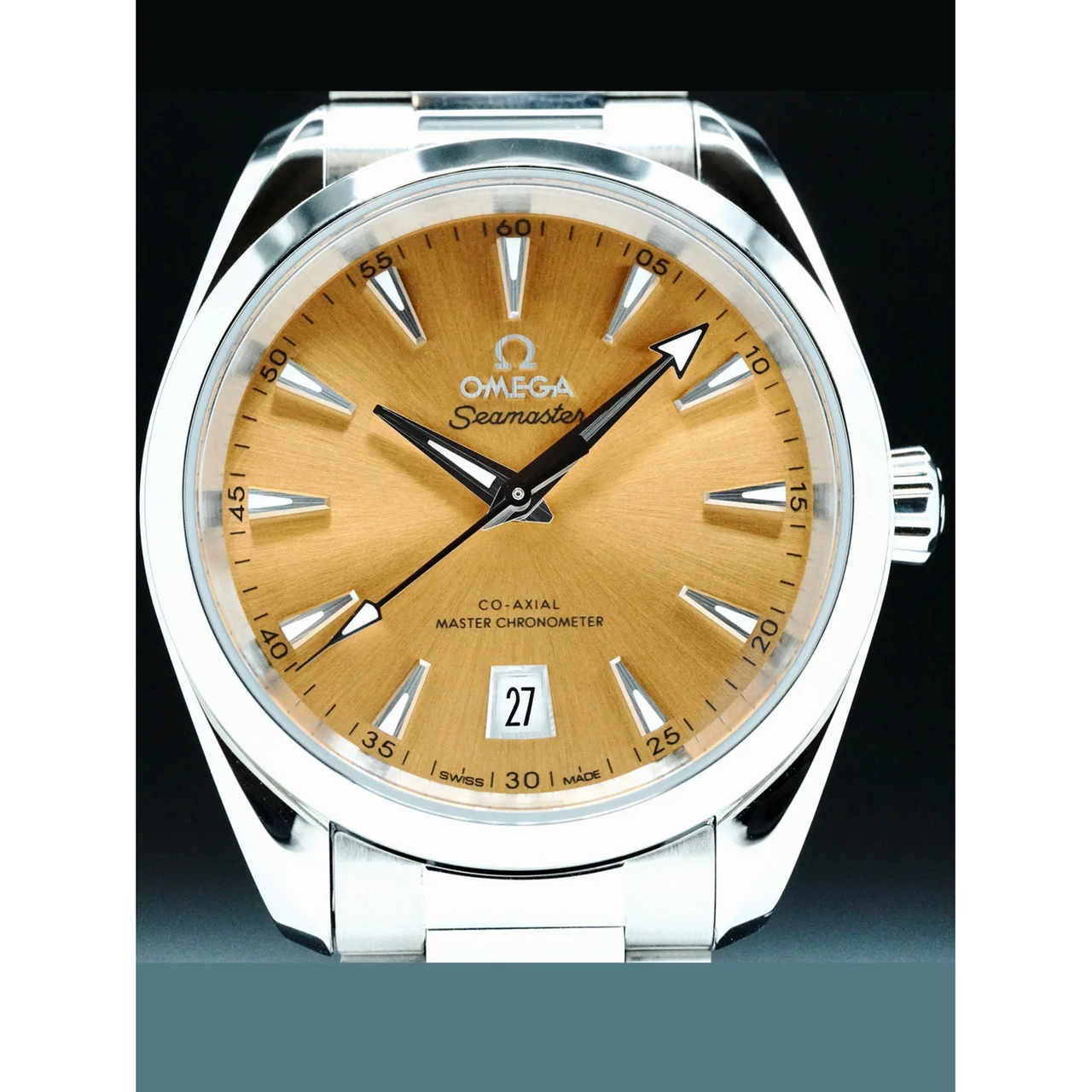 OMEGA Aqua Terra 150M Coaxial Master Chronometer Terracota Dial 38mm 210000078761 38 mm kol saati