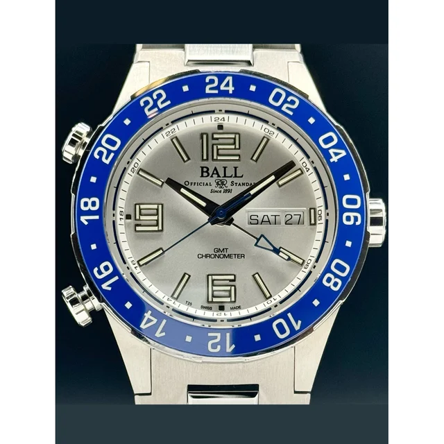 Ball Roadmaster Marine GMT White Dial 210000073032 kol saati