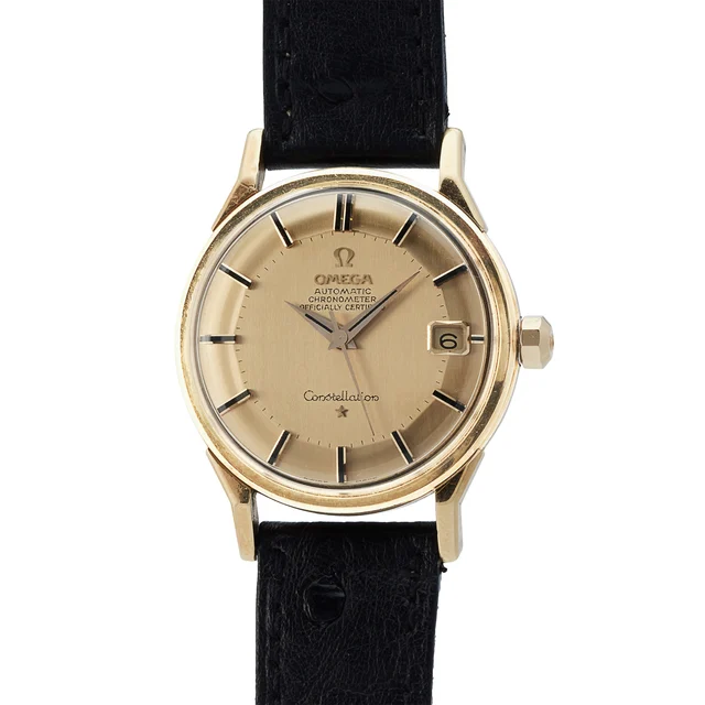 OMEGA OMEGA, REF. 168.0056, CONSTELLATION, BLUE DIAL, STEEL kol saati