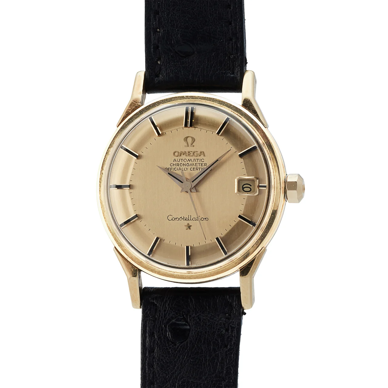 OMEGA OMEGA, REF. 168.0056, CONSTELLATION, BLUE DIAL, STEEL kol saati