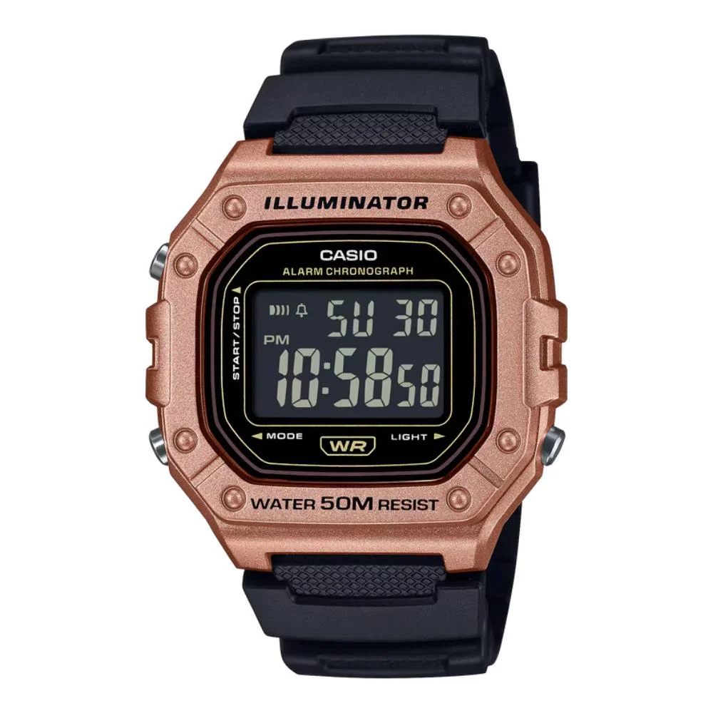 Casio W-218HM-5BVDF-P 43 mm kol saati