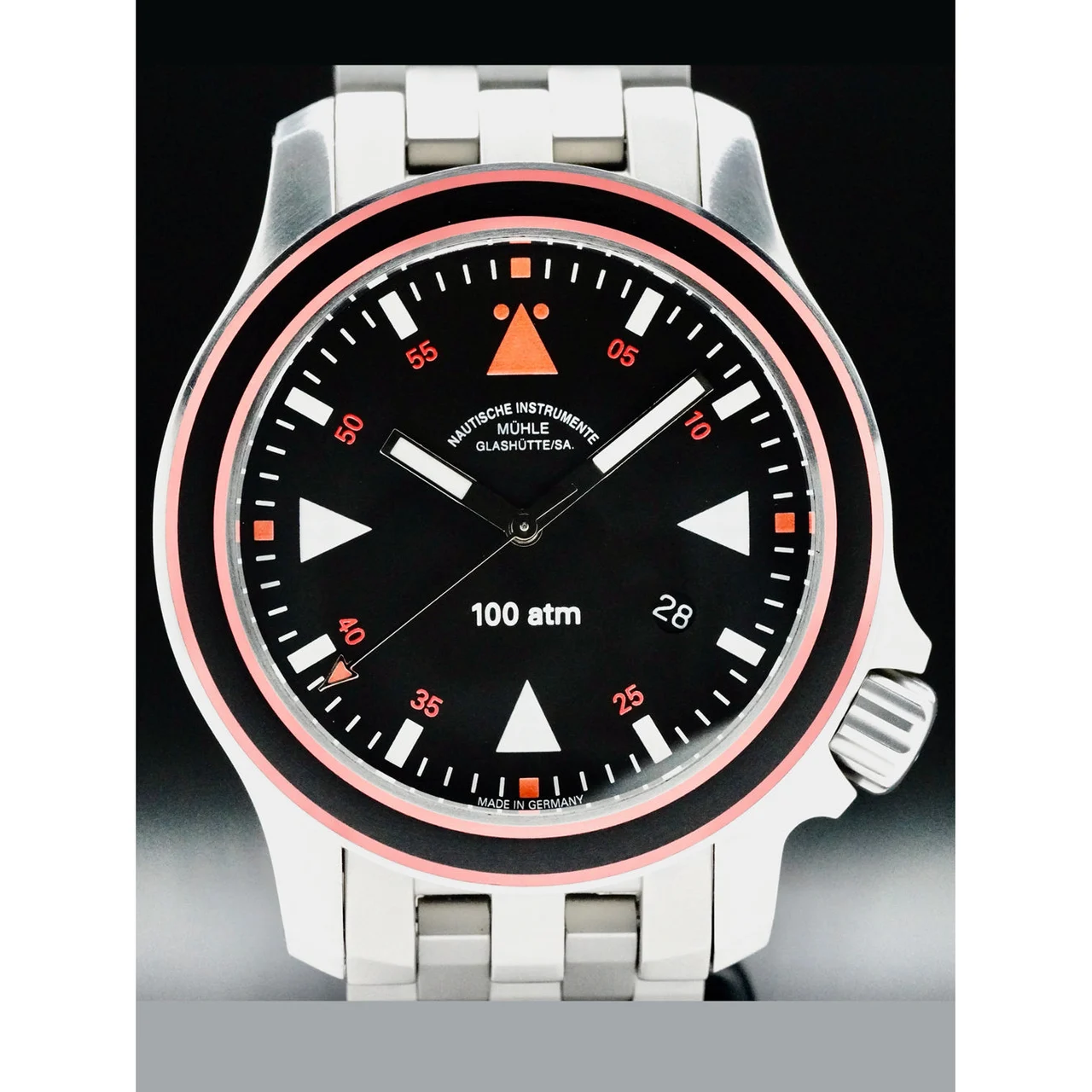 Muhle Glashutte Mühle Glashütte M1-41-43-KB S.A.R Anniversary Timer 210000059505 44 mm kol saati