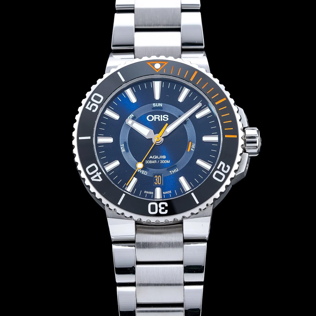 Oris Aquis Staghorn Restoration Limited Edition 01 735 7734 4185-Set MB 210009N43235 kol saati