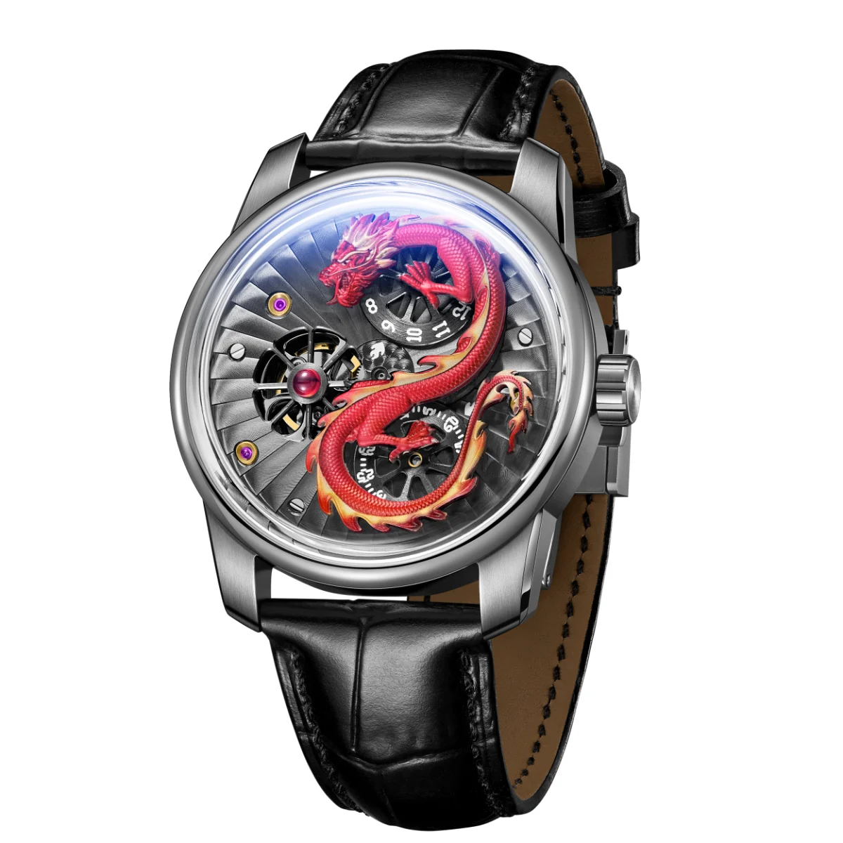 OBLVLO Jm-dragon-yrbl 42 mm kol saati