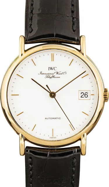 IWC Portofino IW351301 18k Yellow Gold kol saati
