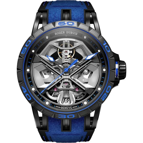 Roger Dubuis Excalibur Spider Huracán Black DLC Titanium 45mm RDDBEX0749 kol saati
