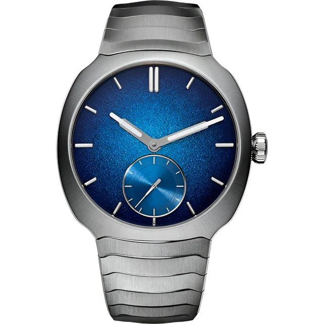 H. Moser & Cie. - Moser & Cie. Streamliner Small Seconds Blue Enamel 6500-1200 kol saati