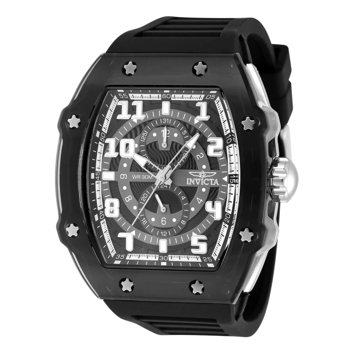 Invicta Racing Cyclone Watch - 48.5mm, Black (48450) 48.5 mm kol saati