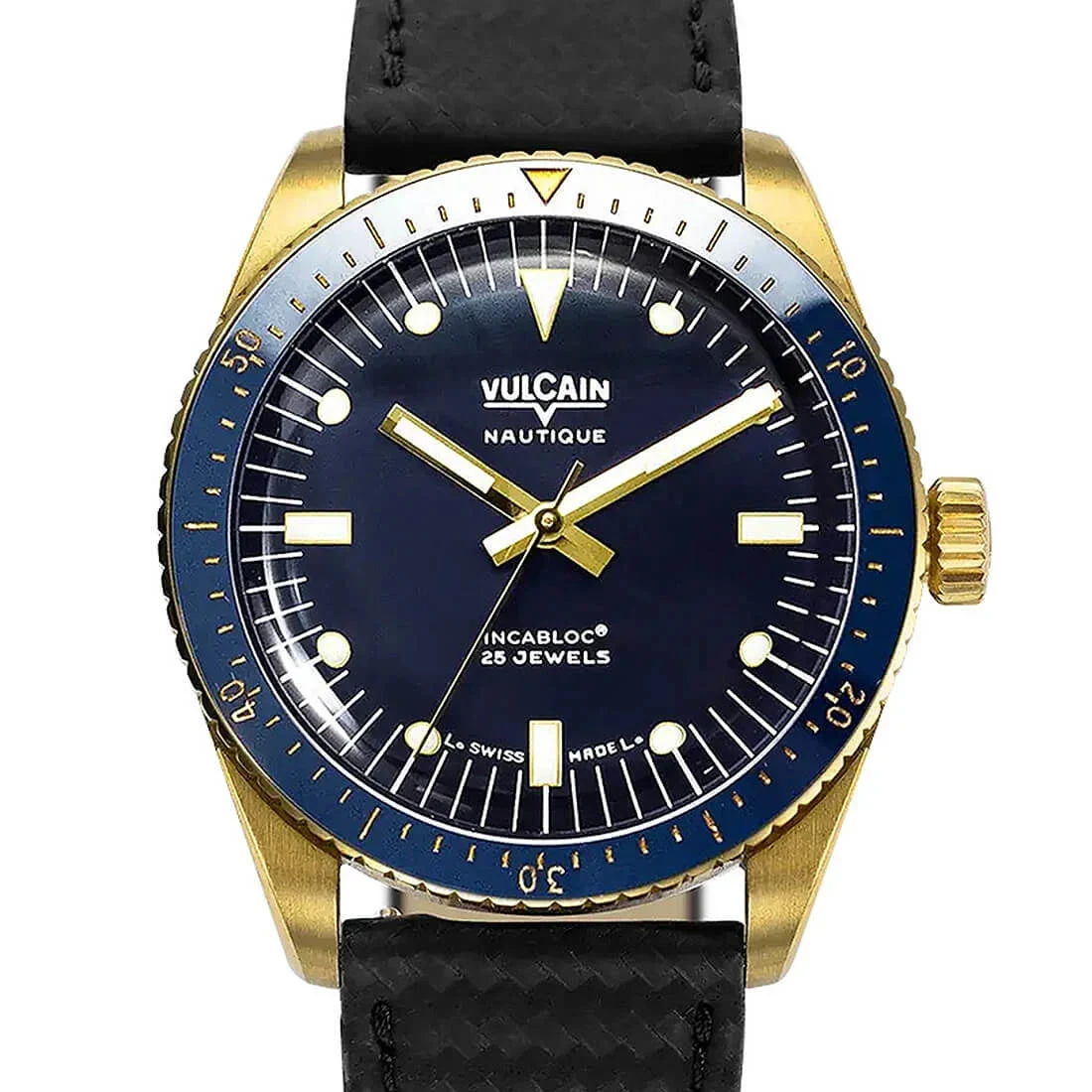 Vulcain Skindiver Nautique 42929 38 mm kol saati