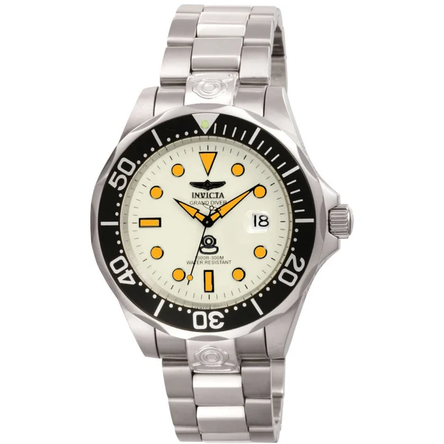 Invicta Grand Diver Deep Garrison Automatic Watch - 47mm. Steel (10640) kol saati