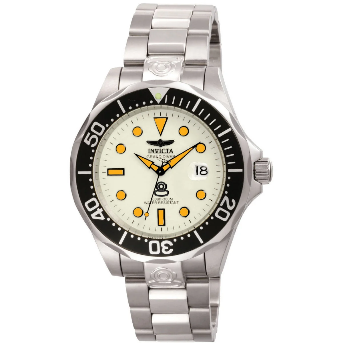 Invicta Grand Diver Deep Garrison Automatic Watch - 47mm. Steel (10640) 47 mm kol saati