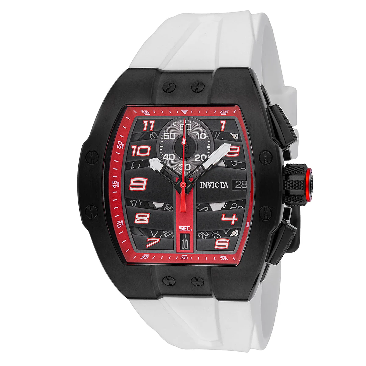 Invicta Racing Kinetic Arc Watch - 44mm. White (47372) 44 mm kol saati
