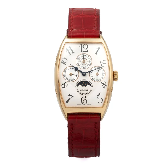 Franck Muller FRANCK MULLER, REF. 2850QP, PERPETUAL CALENDAR A fine, self-winding, 18k pin