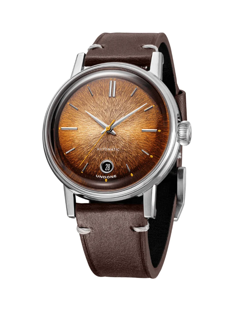 UNDONE Enamel Ambra Automatic URB-RTO-PLO 40 mm kol saati