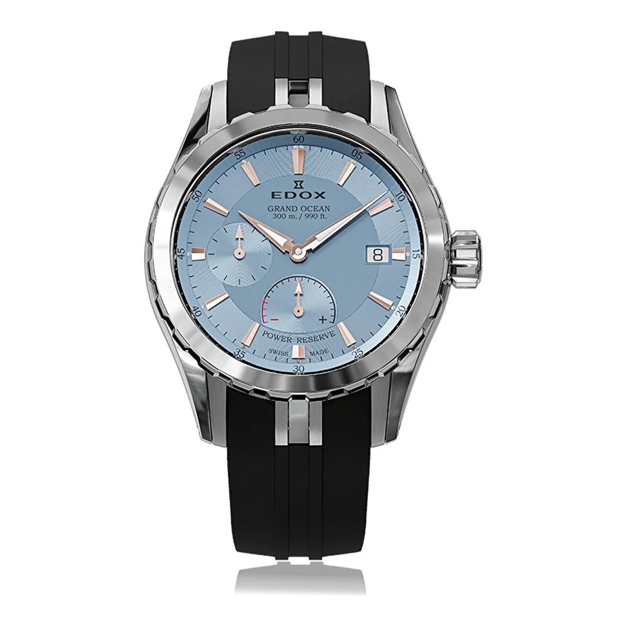 EDOX Grand Ocean 94500-3CA-BUCR 40 mm kol saati