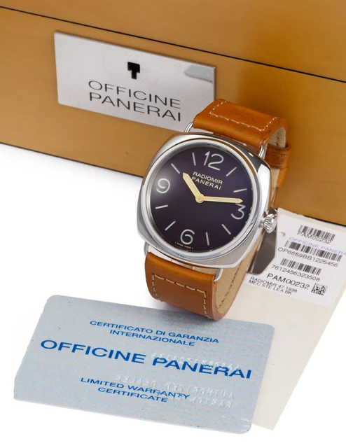 Panerai PANERAI REF. PAM00232-6659, RADIOMIR PANERAI, STEEL, LIMITED 1073/1938 kol saati