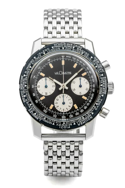 Lecoultre LECOULTRE, REF. E2643, SHARK CHRONOGRAPH, WORLD TIME BEZEL, STEEL kol saati