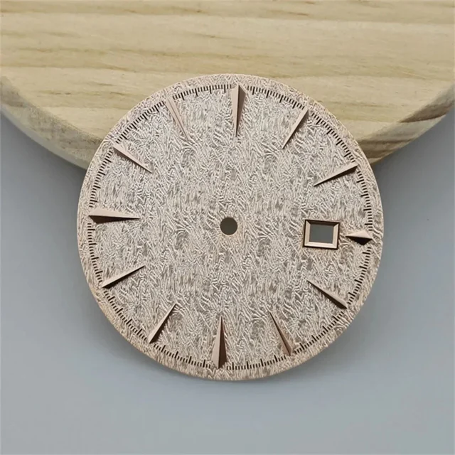 Tandorio Cocktail Watch Dial for NH35/NH36 Movement Mechanical Watch Face Vertical Stripes