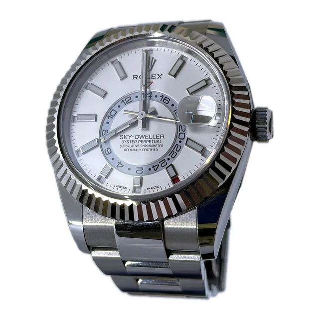 Rolex Sky Dweller 326934 White Dial 210000015914 kol saati