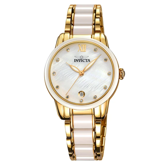 Invicta Celestial Watch - 34.7mm, Gold (70340) kol saati