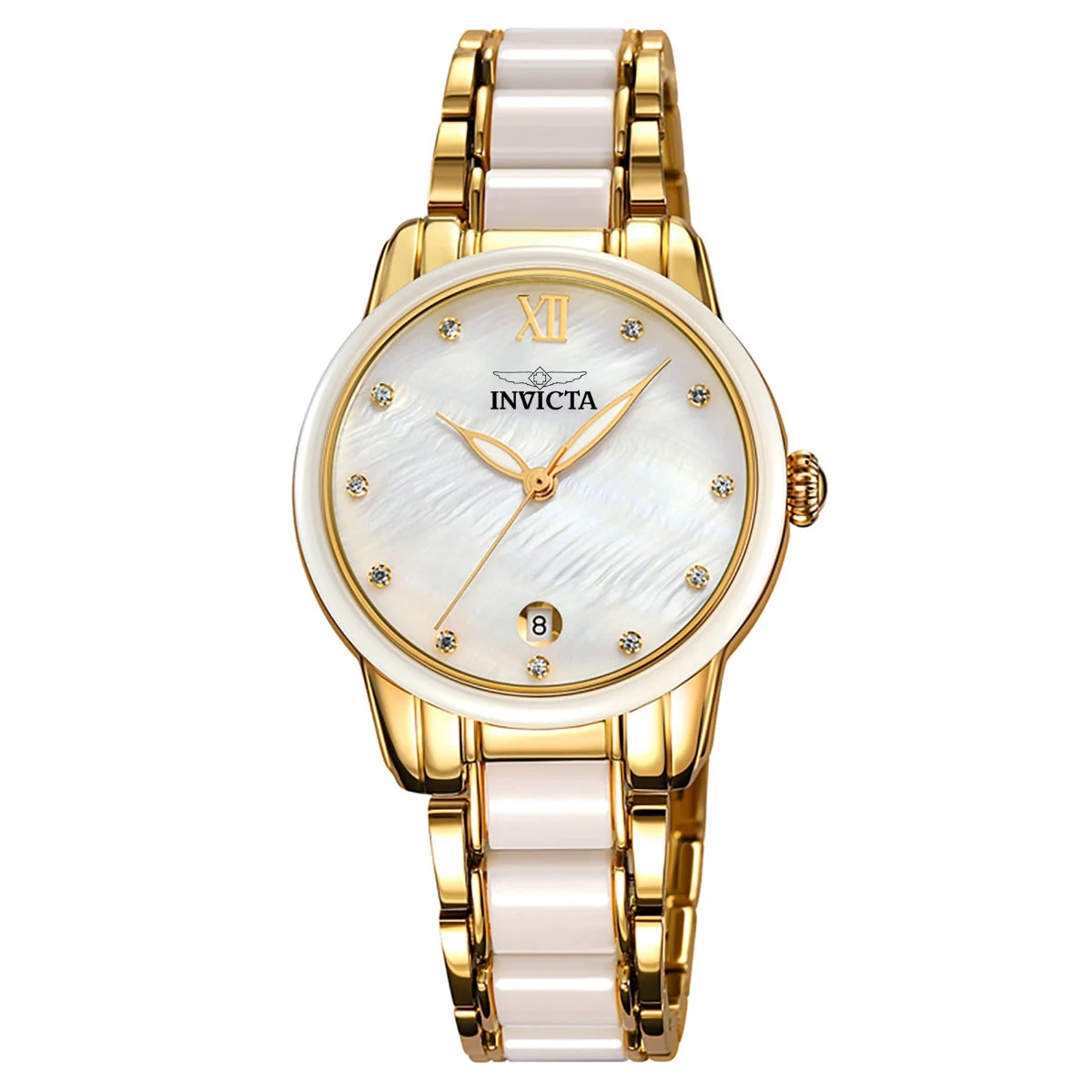 Invicta Celestial Watch - 34.7mm, Gold (70340) 34.7 mm kol saati